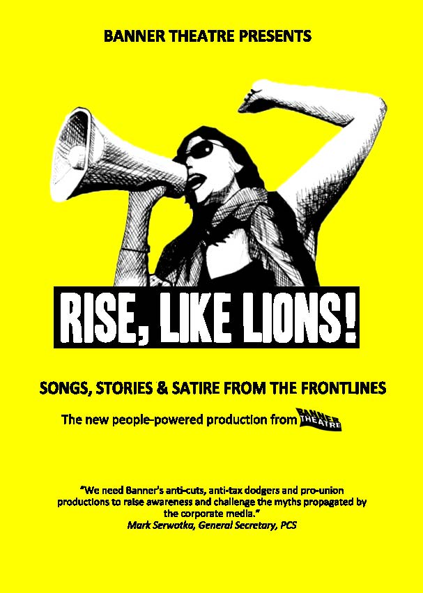 banner theatre Rise Like Lions