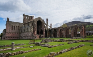 Melrose Abbey ruins