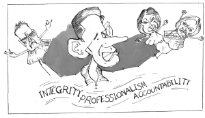 Integrity, Professionalism and Accountability?