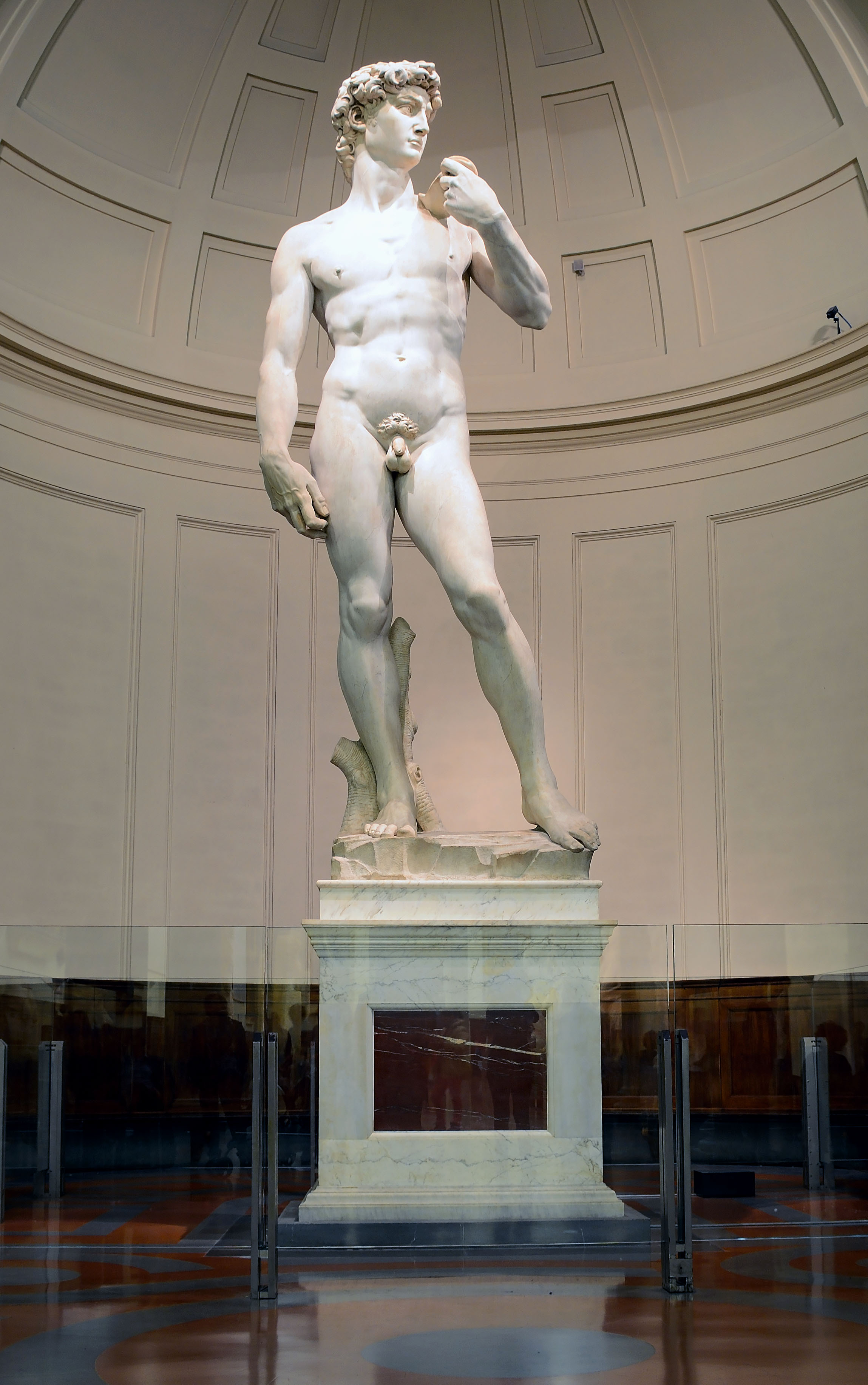 Michelangelos David with pedestal 300 dpi