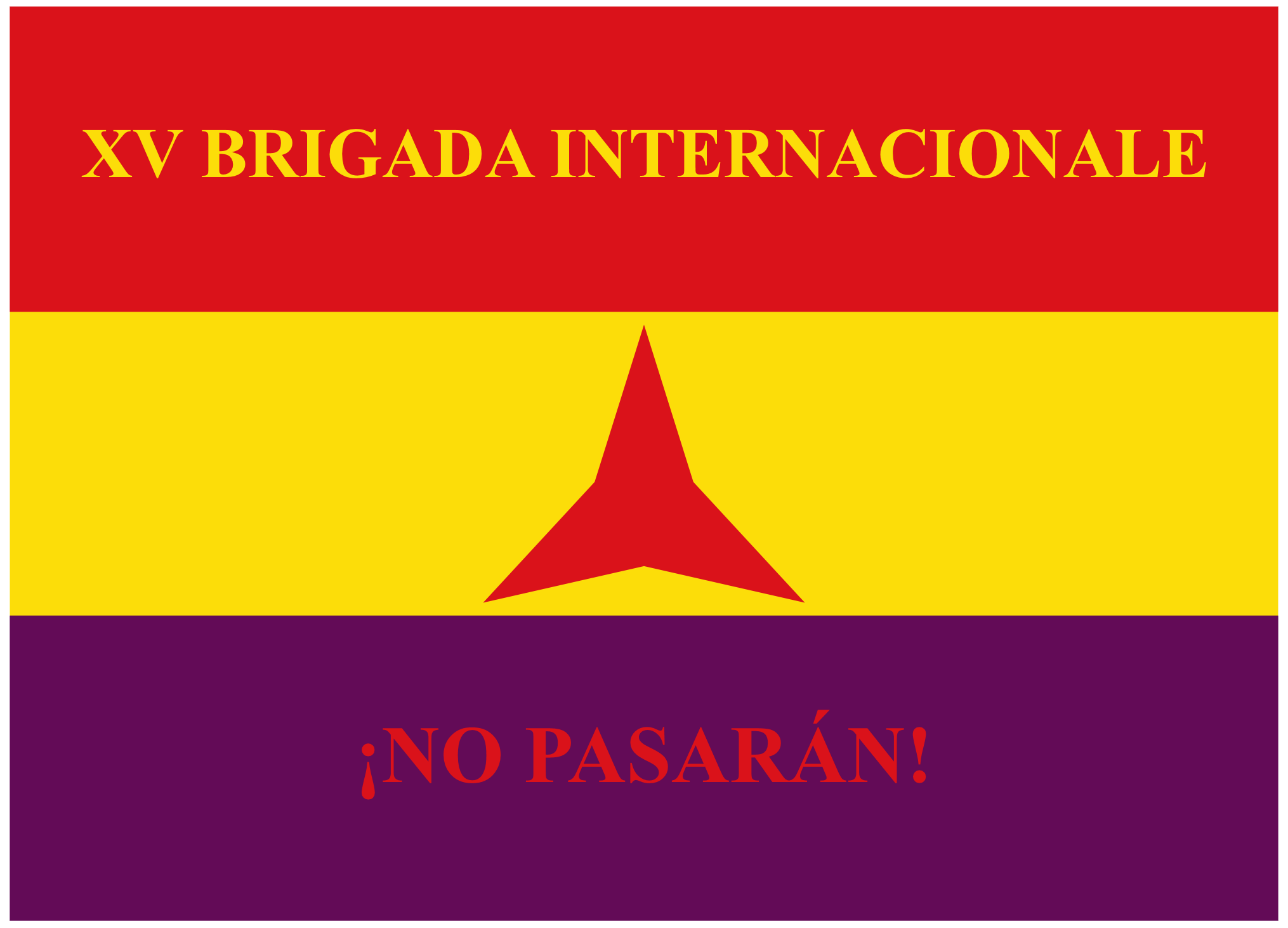 Int brigade flag bdr