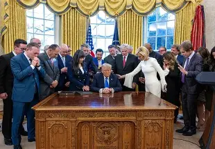 REFLECTIONS ON A RECENT PRAYER MEETING HELD IN THE OVAL OFFICE OF THE WHITE HOUSE, WASHINGTON